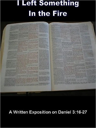 I Left Something in the Fire - Sermon on Daniel 3:16-27