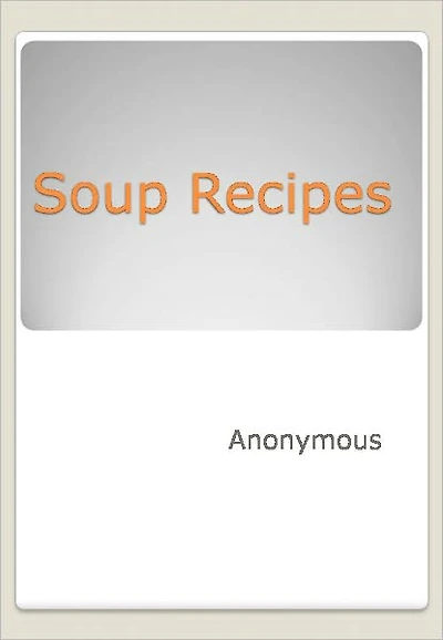 Soup Recipes
