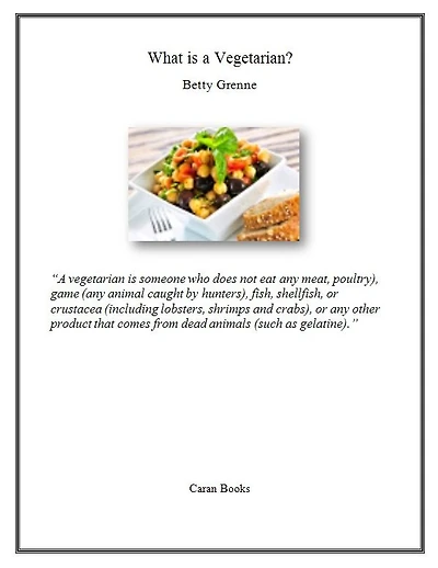 What is a Vegetarian?