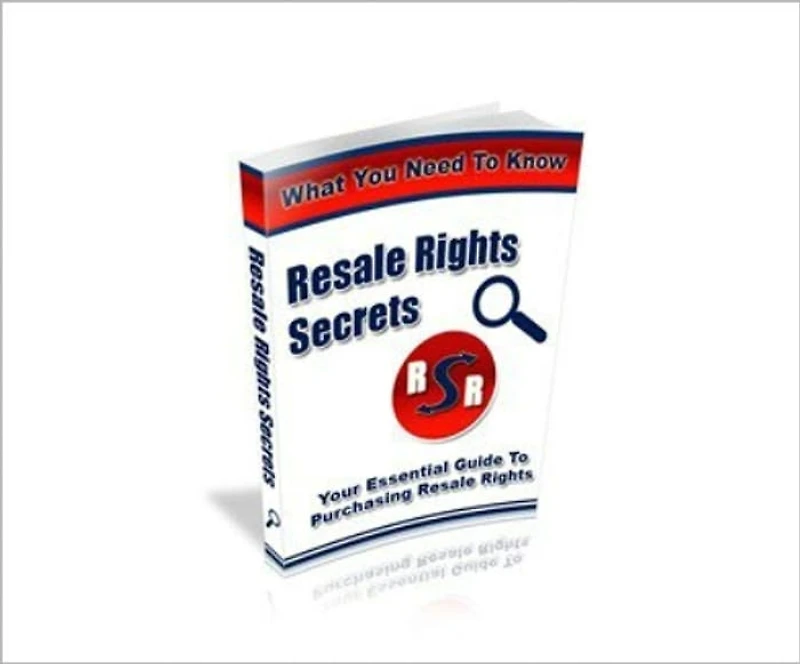 The Secret of Resale Rights and How to Make Money From Them!