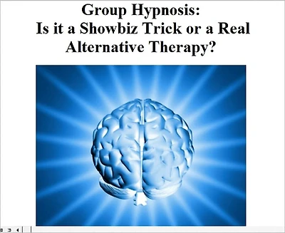 Group Hypnosis: Is it a Showbiz Trick or a Real Alternative Therapy?