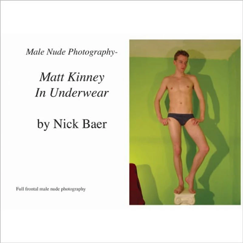 Male Nude Photography- Matt Kinney In Underwear