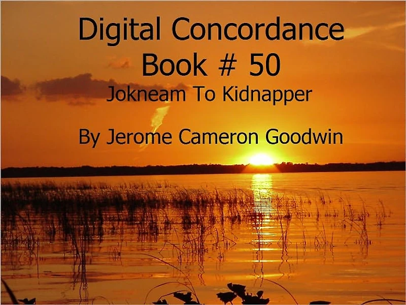 Jokneam To Kidnapper - Digital Concordance Book 50