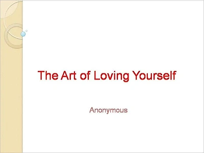 The Art of Loving Yourself