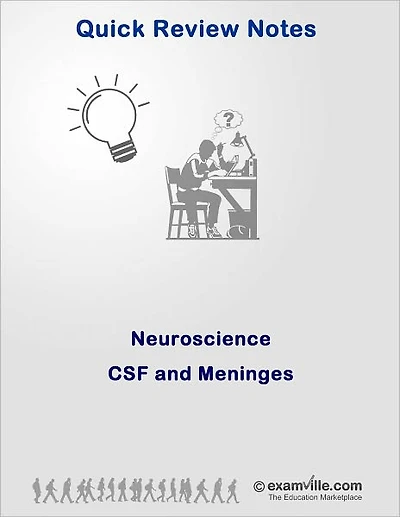 Quick Review Neuroscience: CSF and Meninges
