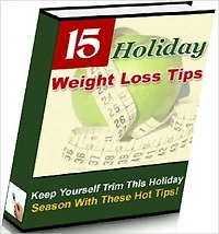 eBook about 15 Holiday Weight Loss Tips - Guide to a healthier life