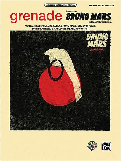 Grenade - Piano - Vocal - Guitar