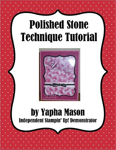 Polished Stone Technique Tutorial for Rubber Stamping
