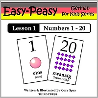 German Lesson 1: Numbers 1-20 (Learn German Flash Cards)