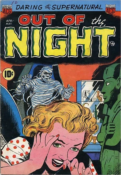 Vintage Horror Comics: Out of the Night No. 2 Circa 1952: Drum of Doom