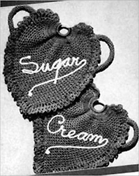 Fabulous and Fun Pot Holders to Crochet ~ 6 Vintage Patterns to Crochet