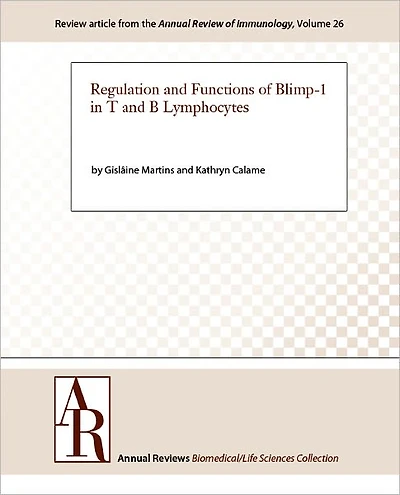 Regulation and Functions of Blimp-1 in T and B Lymphocytes