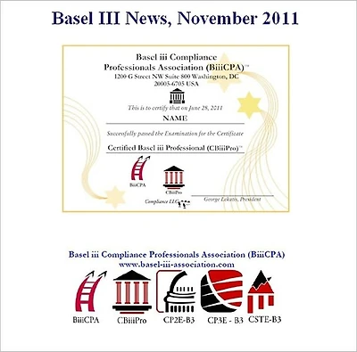 Basel III News, November 2011