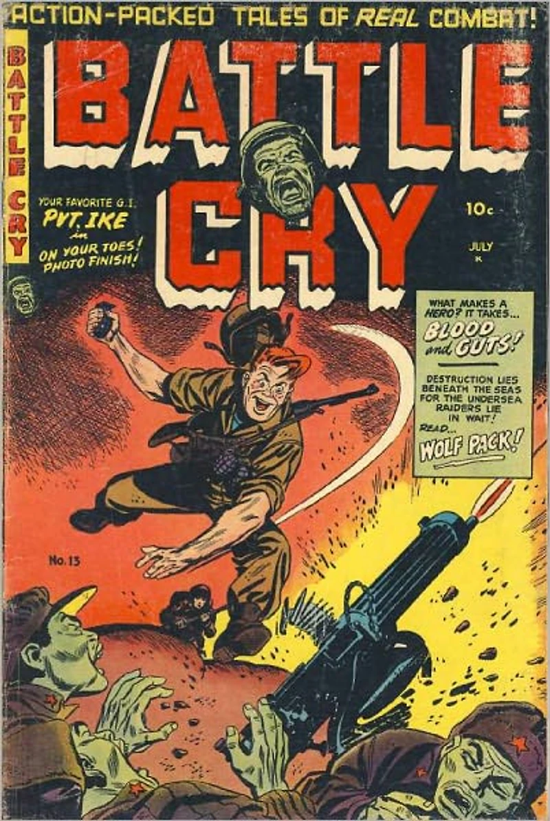 Battle Cry number 13 war comic book