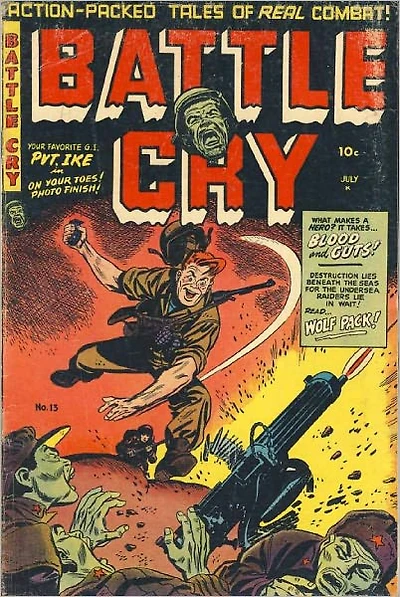 Battle Cry number 13 war comic book