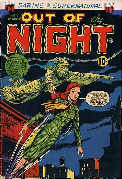 Vintage Horror Comics: Out of the Night: No. 7 Circa 1952: The Miraculous Lamp