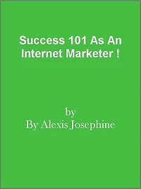 Success 101 As An Internet Marketer !