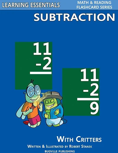 Subtraction Flash Cards: Subtraction Facts for Kindergarten, Grade 1, Grade 2 (Learning Essentials Math & Reading Flashcard Series)