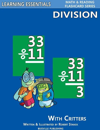 Division Flash Cards: Division Facts with Critters (Learning Essentials Math & Reading Flashcard Series)