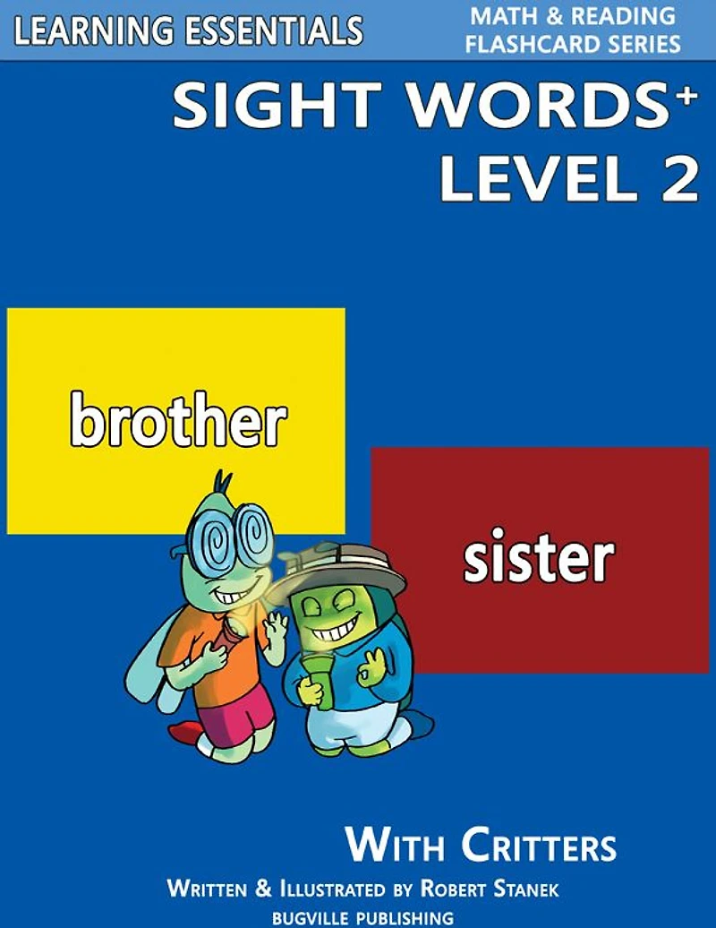 Sight Words Plus Level 2: Sight Words Flash Cards with Critters for Kindergarten & Up (Learning Essentials Math & Reading Flashcard Series)
