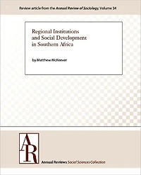 Regional Institutions and Social Development in Southern Africa