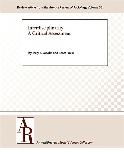 Interdisciplinarity: A Critical Assessment