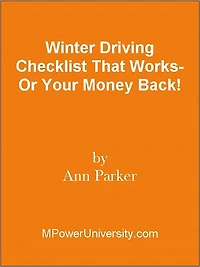 Winter Driving Checklist That Works- Or Your Money Back!