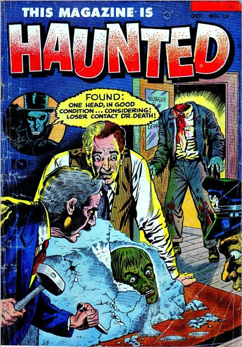This Magazine Is Haunted Number 13 Horror Comic Book