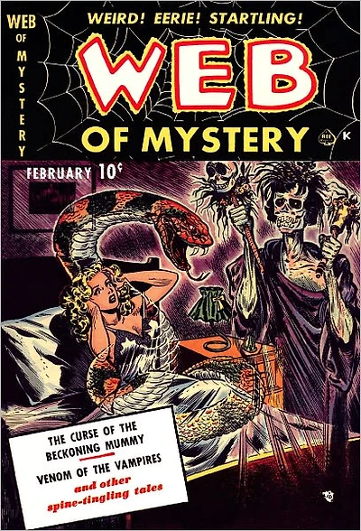 Web Of Mystery Number Horror Comic Book