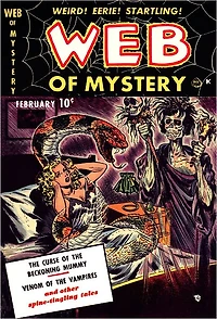 Web Of Mystery Number Horror Comic Book