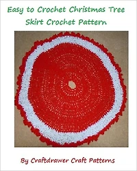 Easy to Crochet Christmas Tree Skirt Pattern - An Easy to Crochet Tree Skirt Pattern plus A Tree Skirt with Holly Leaves Pattern