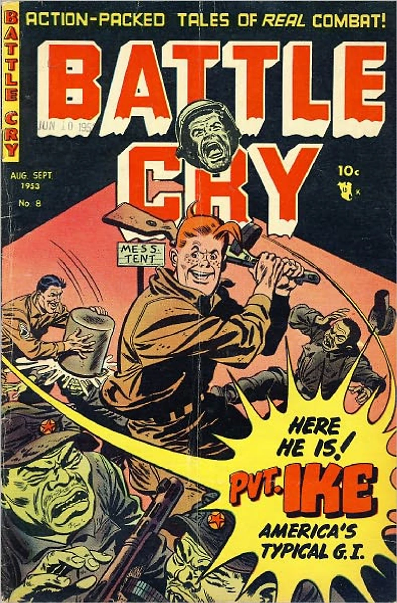 Battle Cry Number 8 War Comic Book