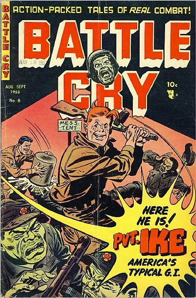 Battle Cry Number 8 War Comic Book