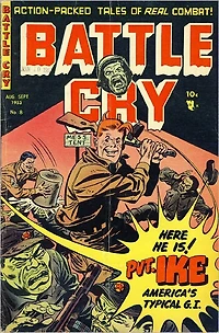 Battle Cry Number 8 War Comic Book