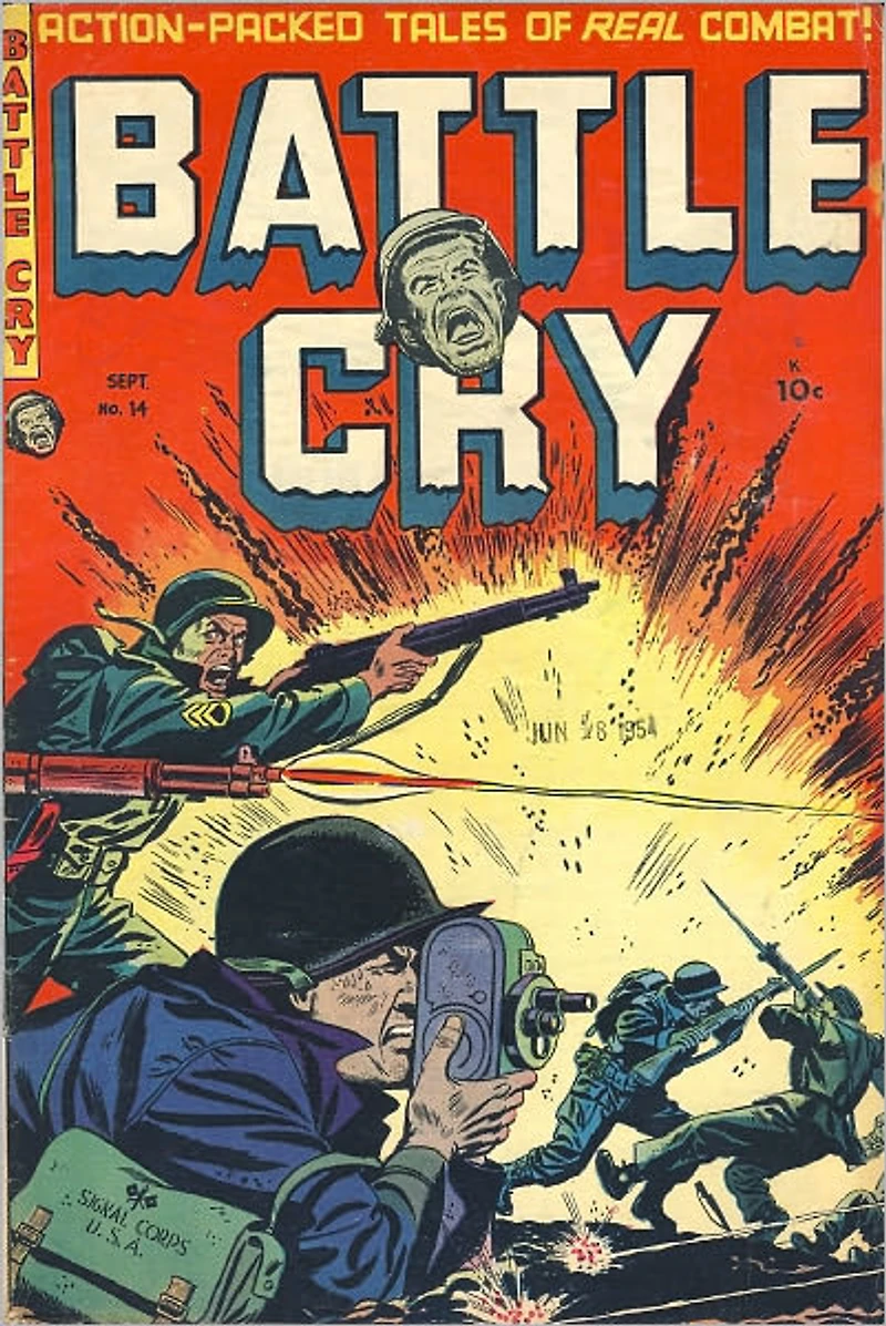 Battle Cry Number 14 War Comic Book