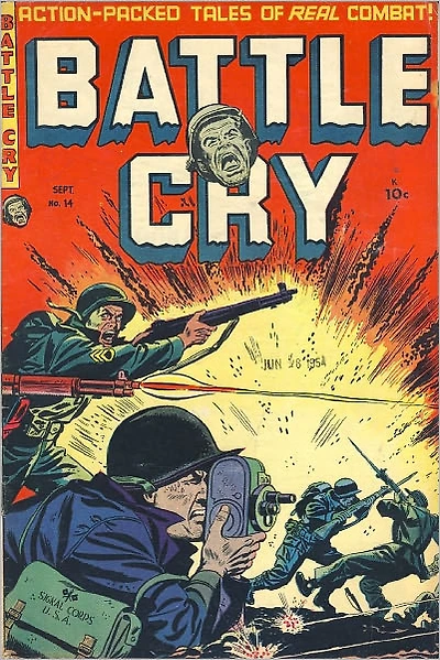 Battle Cry Number 14 War Comic Book