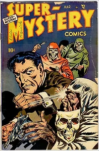 Super-Mystery Comics Number 4 Horror Comic Book