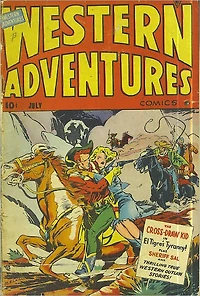 Western Adventures Number 4 Western Comic Book