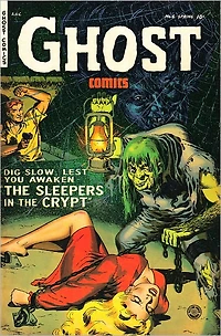 Ghost Comics Number Horror Comic Book