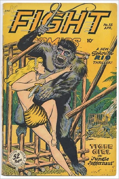 Fight Comics Number 55 Action Comic Book