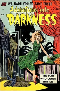 Adventures into Darkness Number Horror Comic Book