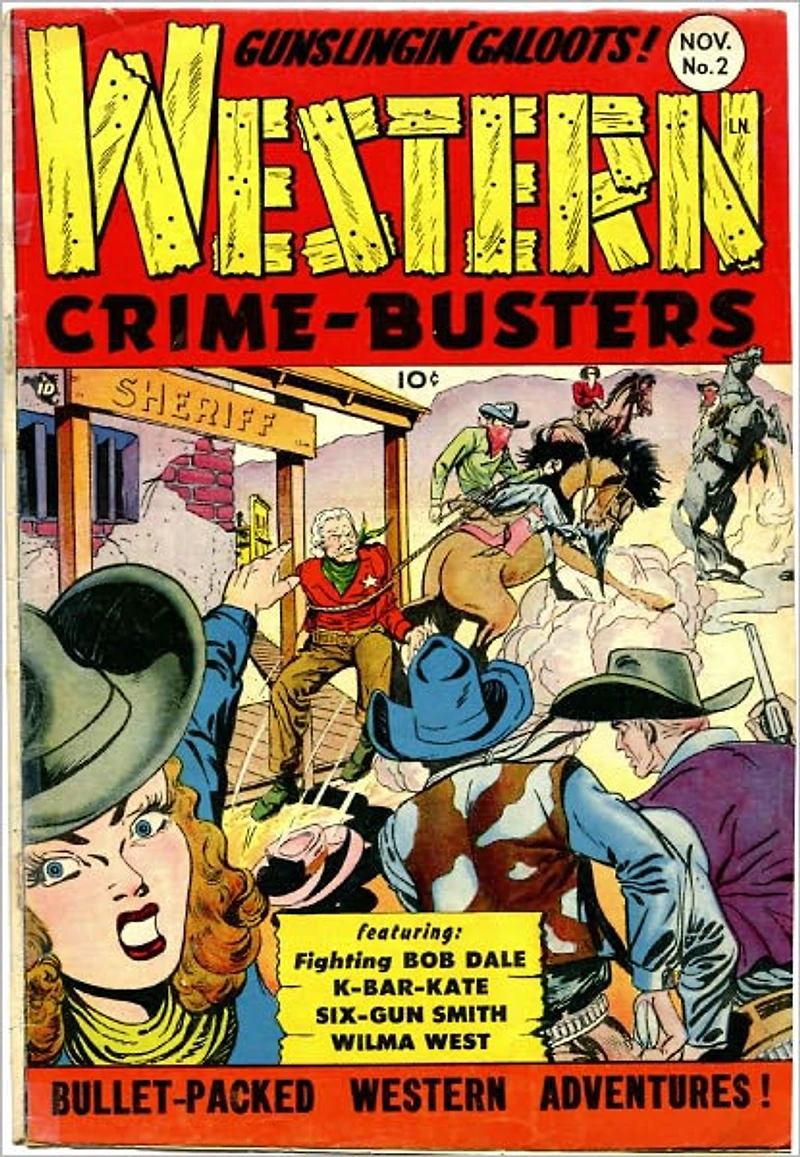 Western Crime Busters Number Western Comic Book