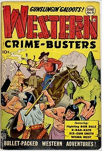 Western Crime Busters Number Western Comic Book