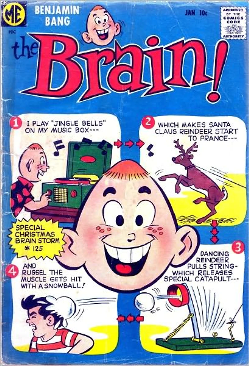 The Brain Number 6 Funny Comic Book