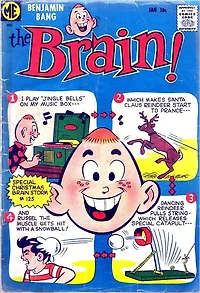 The Brain Number 6 Funny Comic Book