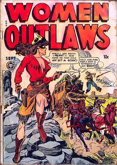 Women Outlaws Number Crime Comic Book