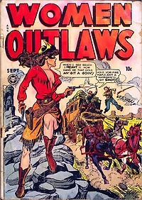 Women Outlaws Number Crime Comic Book