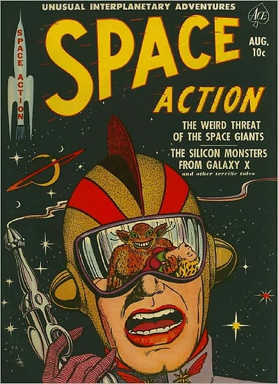 Space Action Number 2 Action Comic Book