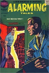 Alarming Tales Number Horror Comic Book