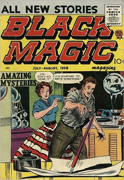 Black Magic Number Horror Comic Book